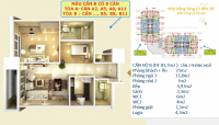 Căn B tầng 12-19 chung cư Quảng An D' Le Roi Soleil diện tích 83,7m2, căn hộ 2 phòng ngủ